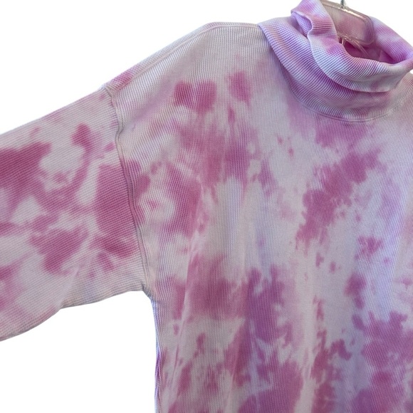 Calvin Klein Performance Pink Tie-Dye Turtleneck Sweater 2X 🩷 - Picture 2 of 9
